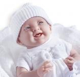 JC Toys/Berenguer - La Newborn - Deluxe La Newborn Soft Body Baby Doll, 7- Piece Premium White Gift Set 15.5-Inch, Designed by Berenguer Boutique– Made in Spain - Poupée